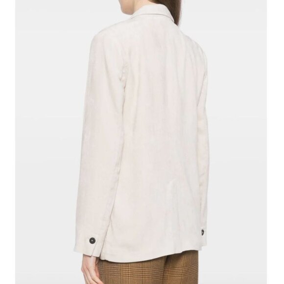 Forte Forte Ivory Pinwale Corduroy Blazer Size Medium Single Breasted Velvet Jac - Picture 3 of 9